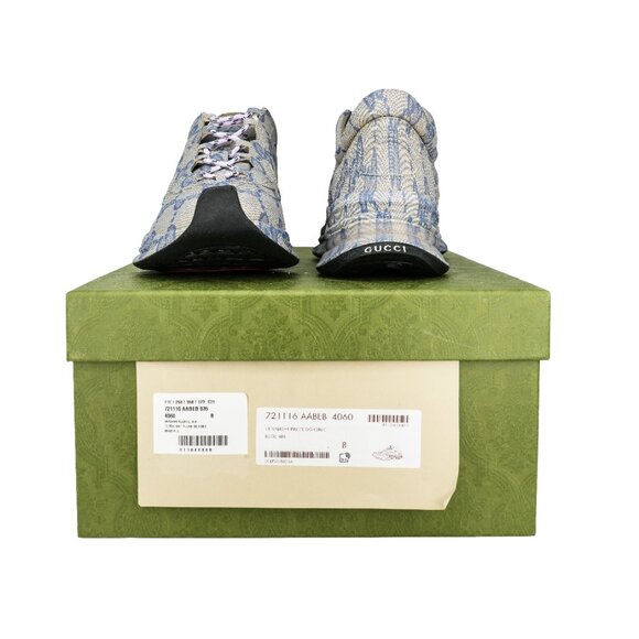 Gucci 721116 Men's GG Run Leather Sneakers - Picture 6 of 12